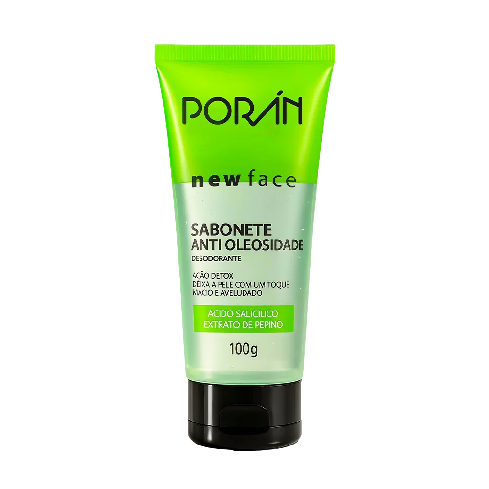 SABONETE ANTI OLEOSIDADE NEW FACE 100G PORAN