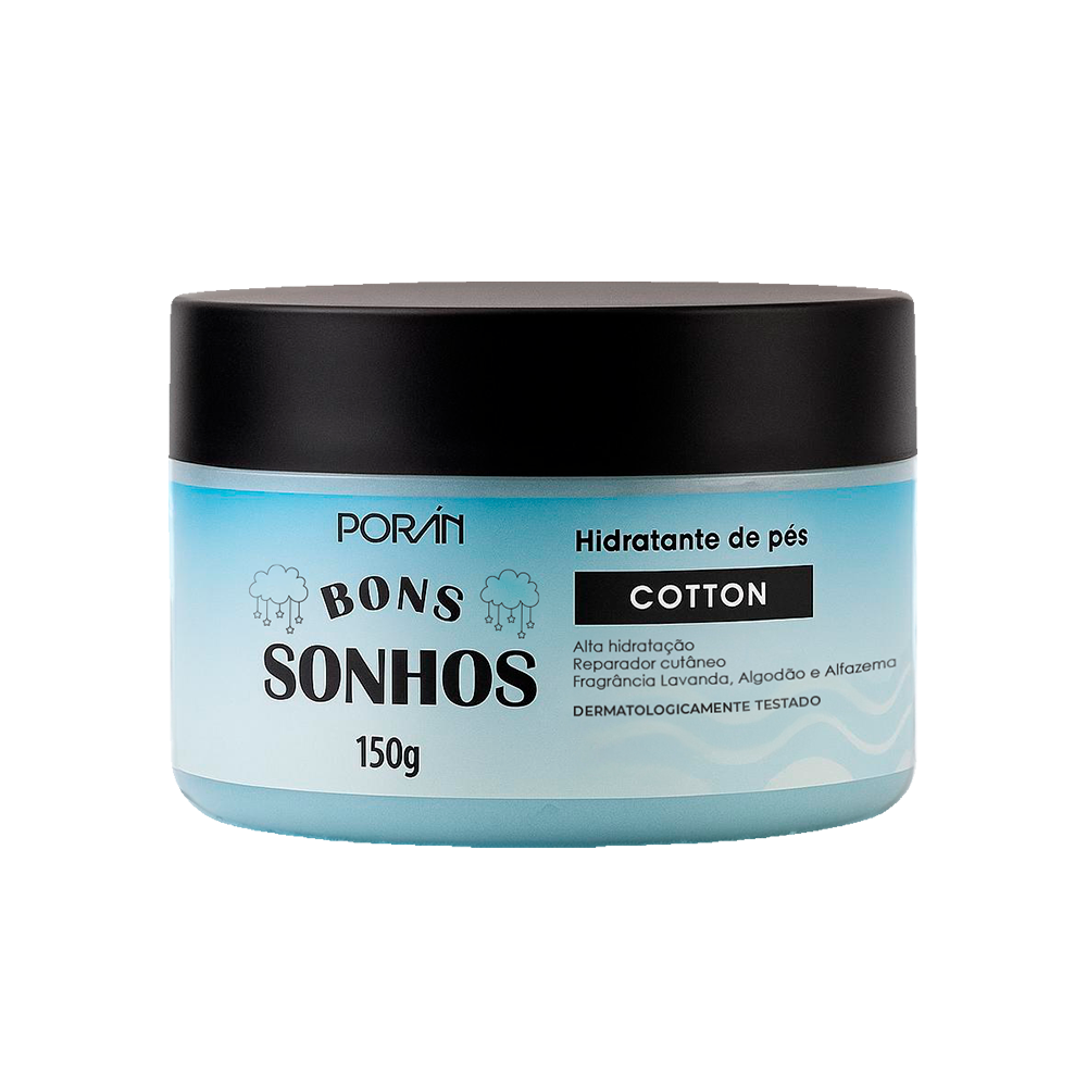 HIDRATANTE PARA OS PÉS BONS SONHOS COTTON 150G