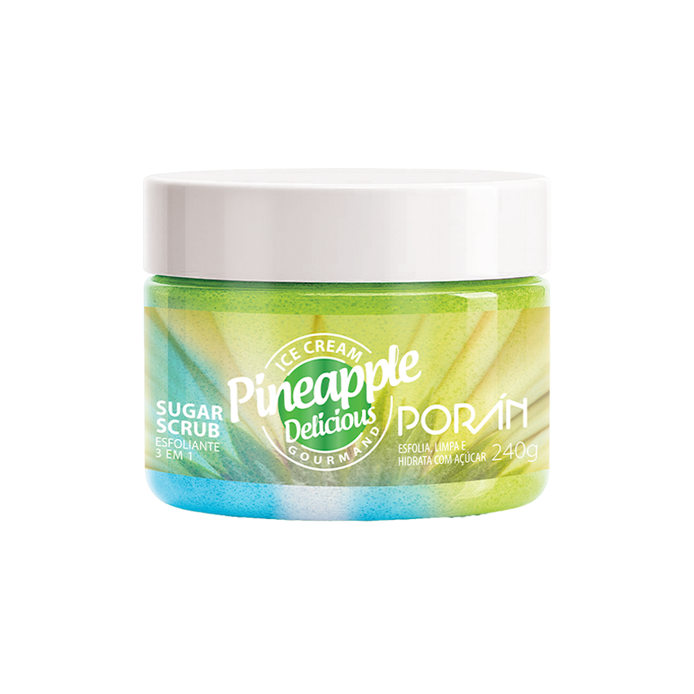SUGAR SCRUB ICE CREAM PINEAPPLE DELICIOUS GOURMAND 240G