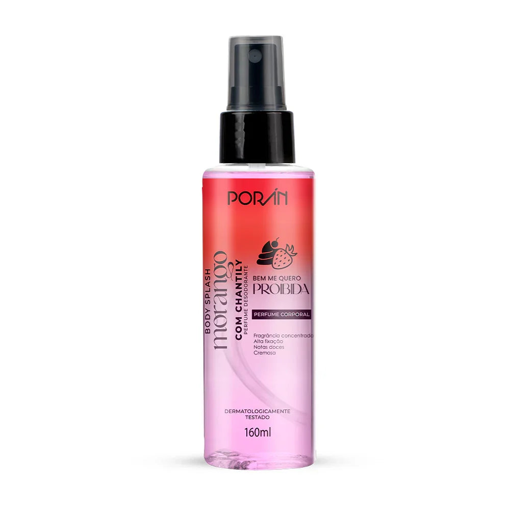 BODY SPLASH MORANGO COM CHANTILY 160ML PORAN