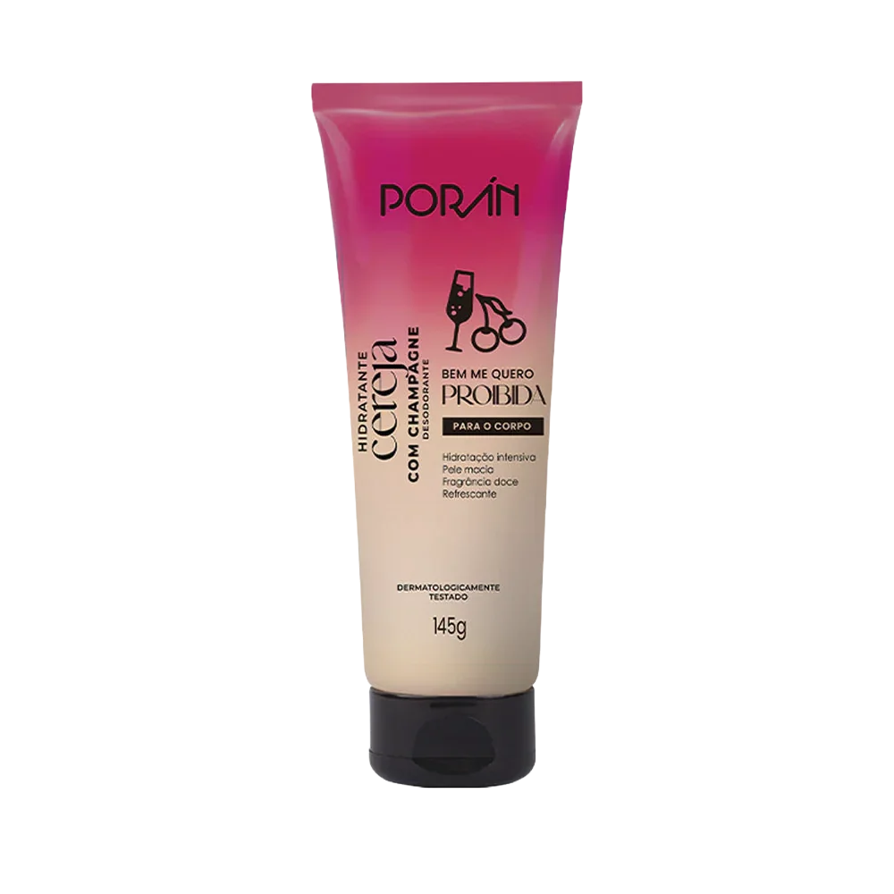 HIDRATANTE CEREJA COM CHAMPANHE 145G PORAN