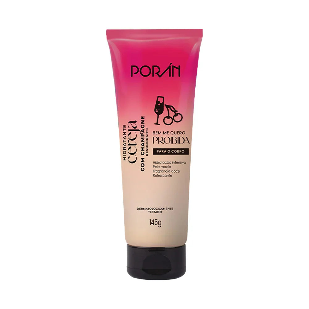 HIDRATANTE CEREJA COM CHAMPANHE 145G PORAN