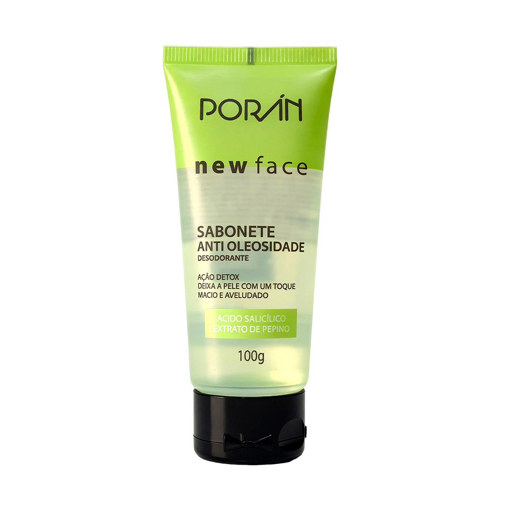 SABONETE ANTI OLEOSIDADE NEW FACE 100G PORAN