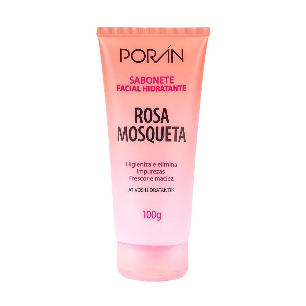 SABONETE FACIAL HIDRATANTE ROSA MOSQUETA 100G PORAN