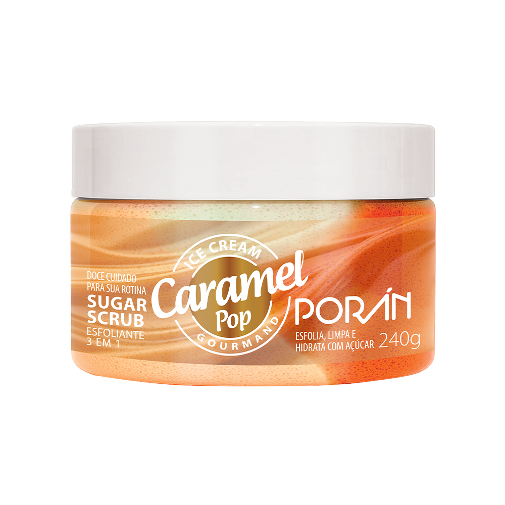 SUGAR SCRUB ICE CREAM CARAMEL POP GOURMAND 240G