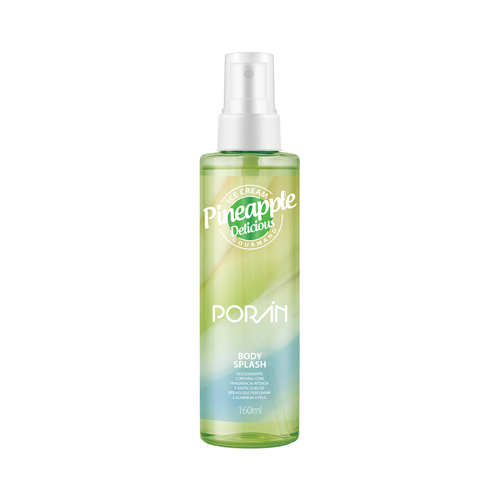 BODY SPLASH ICE CREAM PINEAPPLE DELICIOUS GOURMAND 160ML