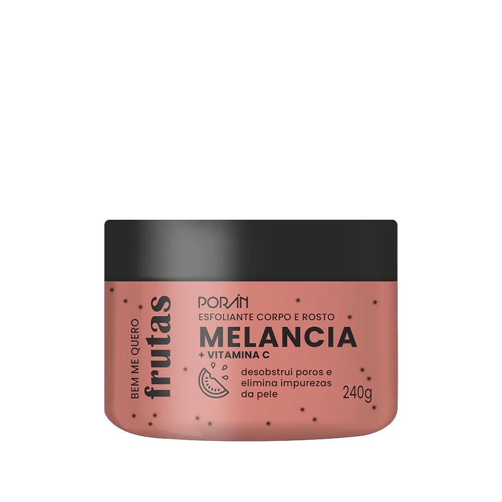 ESFOLIANTE MELANCIA CORPO E ROSTO 240G PORAN